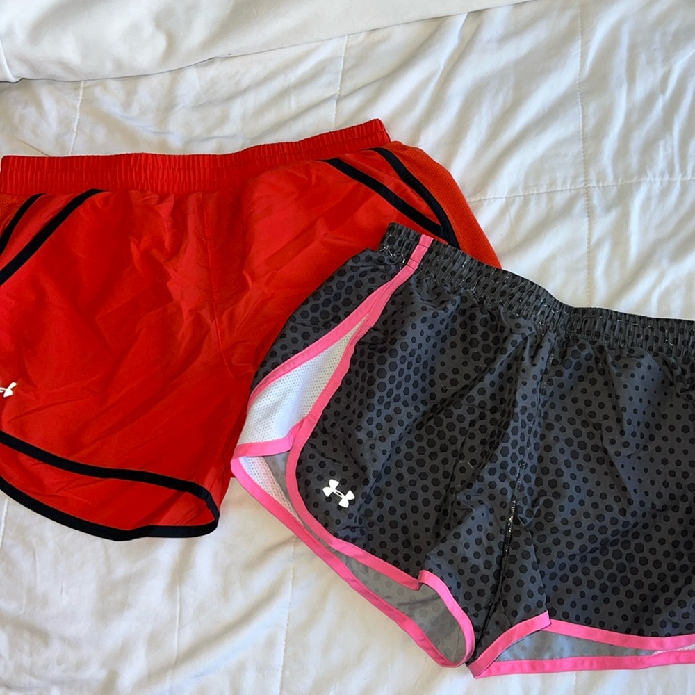 Women’s Under Armour running shorts. Size small / medium